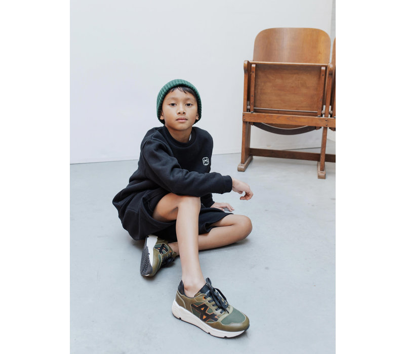 Nubikk – Sneaker – Trek Green Orange