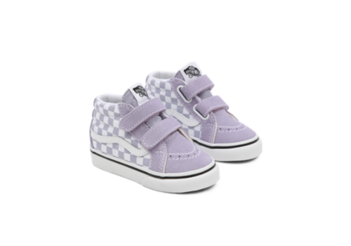 Vans Vans – Sneaker – Hoog lavendel checkerboard