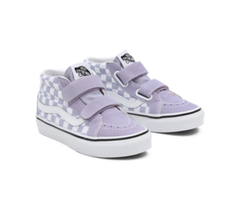 Vans Vans – Sneaker – Hoog lavendel checkerboard - Shoeterz