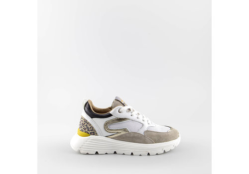 Giga Giga – Sneaker – Gray Gold White