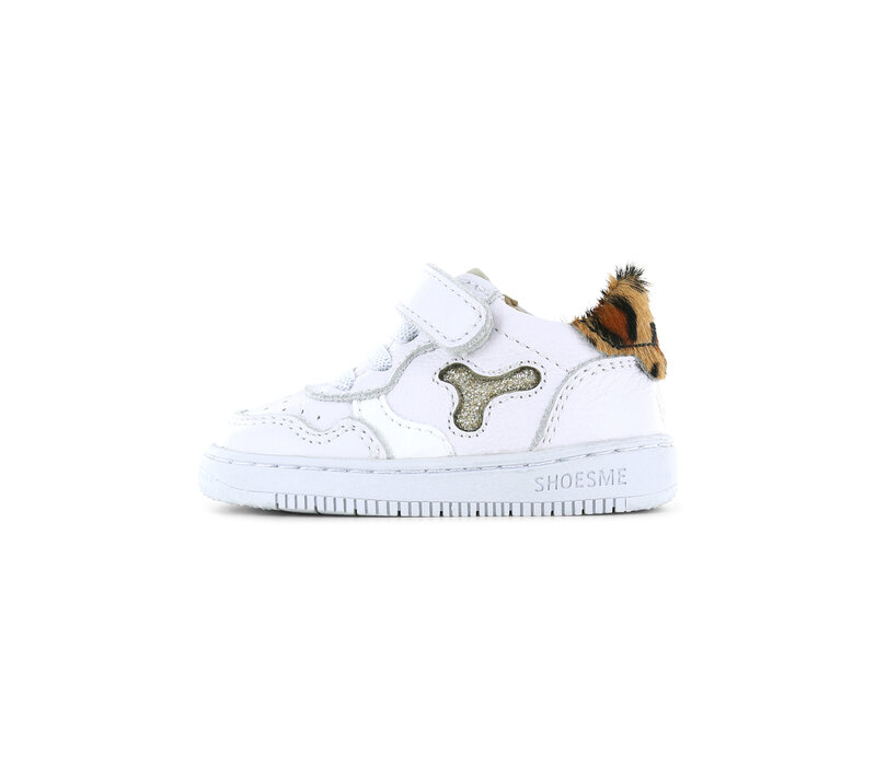 Shoesme – Baby-proof – White Leopardo