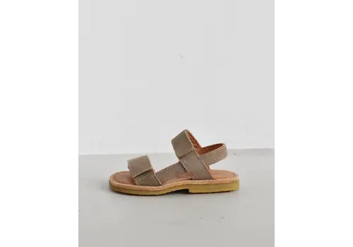 Du Loua Du Loua – Velcro Strap Sandal – Dali Beige