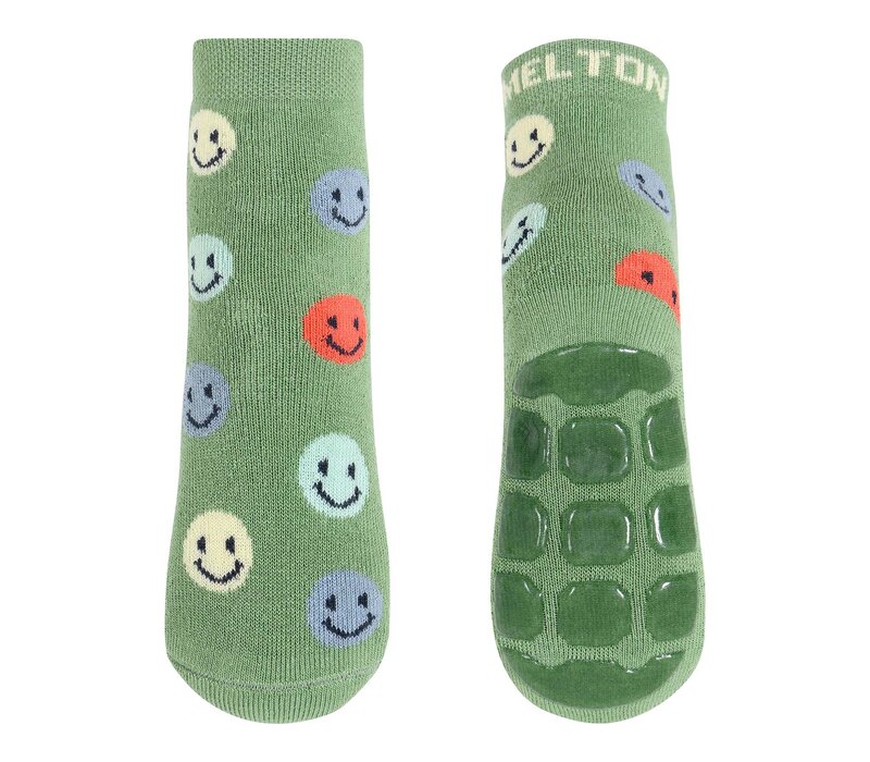 Melton – Smile Socks Anti-Slip – Watercress