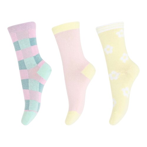 Melton – Check Socks 3 Pack – Multi Colors 