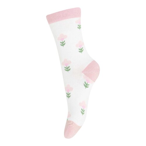 Melton – Flower Socks – Snow White 
