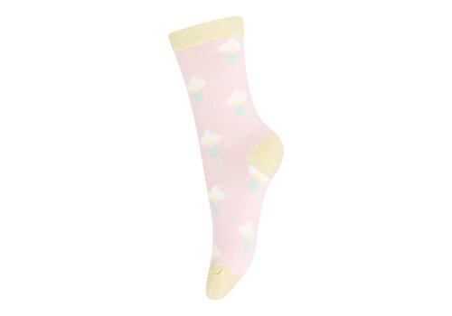Melton Melton – Flower Socks – Crystal Pink