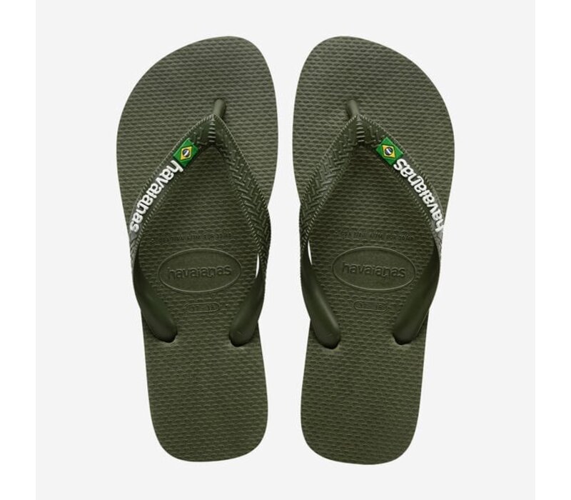 Havaiana – Slipper – Brasil Logo Green