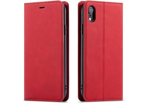 Apple iPhone XR Bookcase | Rood | Pasjeshouder | Portemonnee hoesje