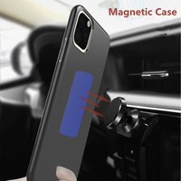 Magnetische Back cover voor Apple iPhone 11 | Donkerblauw | Soft TPU | Magneet ge�ntegreerd voor autohouder