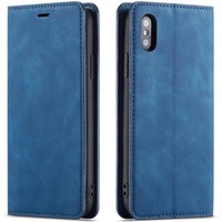 Apple iPhone X - XS Bookcase | Blauw | Pasjeshouder | Portemonnee hoesje