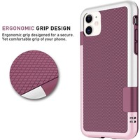 Apple iPhone 11 Backcover | Paars | Shockproof Anti Slip | Soft TPU | Hybrid