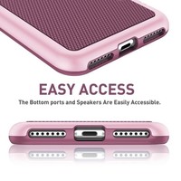 Apple iPhone 11 Backcover | Paars | Shockproof Anti Slip | Soft TPU | Hybrid