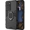 Huawei P40 Pro Backcover - Zwart - Magnetisch Shockproof Armor