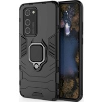 Huawei P40 Pro Backcover - Zwart - Magnetisch Shockproof Armor