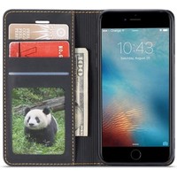 Apple iPhone SE 2020 Bookcase | Zwart | Pasjeshouder | Portemonnee hoesje