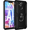 Huawei Mate 20 Lite Magnetische Back cover - Zwart - Magnetisch voor autohouder - Kickstand