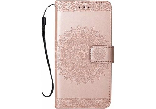 Apple iPhone 7 - 8 Bookcase - Roze - Bloemen - Portemonnee hoesje