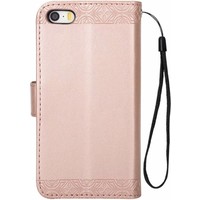 Apple iPhone 7 - 8 Bookcase - Roze - Bloemen - Portemonnee hoesje