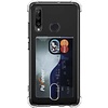 Huawei P30 Lite Card Backcover | Transparant | Soft TPU | Shockproof | Pasjeshouder | Wallet