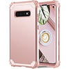 Samsung Galaxy S10 Plus Armor Back cover - Roze - Shockproof