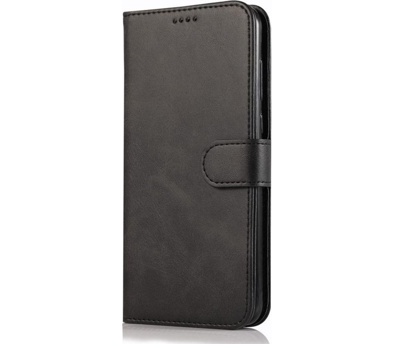 Samsung Galaxy A50 Leren Bookcase - Zwart - Portemonnee Hoesje