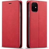 Apple iPhone 11 Bookcase | Rood | Pasjeshouder | Portemonnee hoesje