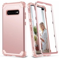 Samsung Galaxy S10 Armor Backcover - Roze - Shockproof