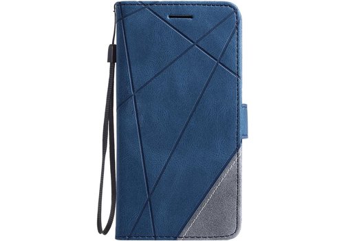 Samsung Galaxy A50 Leren Bookcase | Blauw | Portemonnee Hoesje