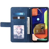 Samsung Galaxy A50 Leren Bookcase | Blauw | Portemonnee Hoesje
