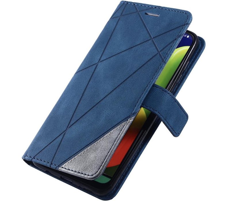 Samsung Galaxy A50 Leren Bookcase | Blauw | Portemonnee Hoesje