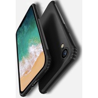 Apple iPhone X - XS Backcover - Zwart - Soft TPU hoesje