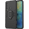 Samsung Galaxy A9 2018 Magnetische Back cover - Zwart - Magnetisch voor autohouder met Kickstand
