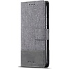 Apple iPhone 11 Bookcase | Grijs | Portemonnee Hoesje | Pasjeshouder