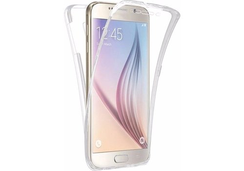 Samsung Galaxy S8 Case - Transparant Siliconen - Voor- en Achterkant - 360 Bescherming - Screen protector hoesje - (0.4mm)