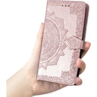 Apple iPhone 7 - 8 Bookcase - Oud Roze - Bloemen - Portemonnee Hoesje