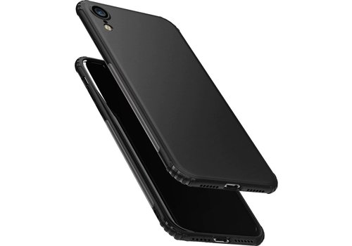 Apple iPhone XR hoesje - Zwart - Soft TPU - Shockproof Case