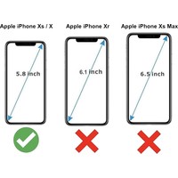 Apple iPhone X - XS Backcover - Roze - Card Case - Pasjeshouder - Geborsteld