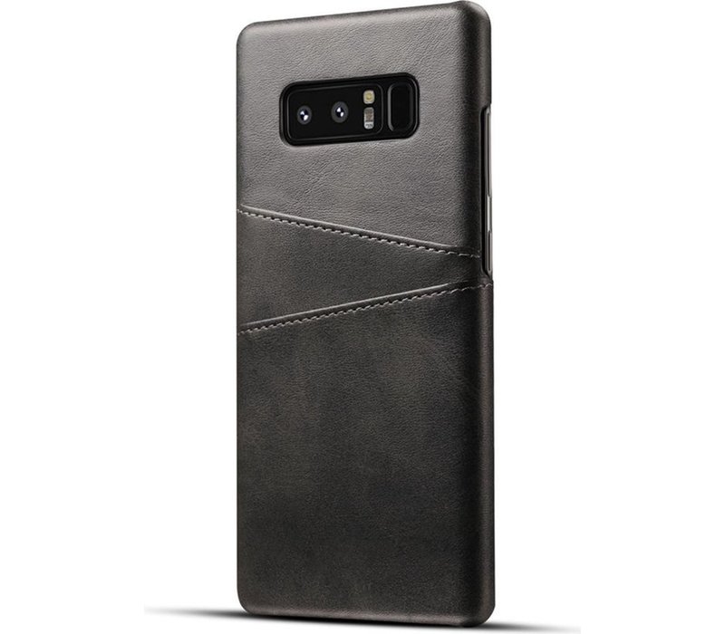verzameling verkoopplan straal Luxe Cardslot Card Case voor Samsung Galaxy Note 8 | Hoesje | Hoogwaardige  PU Leren Back Cover | Wallet | Pasjeshouder | Zwart - YPCd