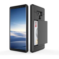 Samsung Galaxy Note 9 Backcover | Zwart | Pasjeshouder | TPU - Hard PC