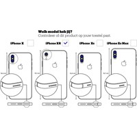 Apple iPhone XR Backcover | Donkerblauw | Pasjeshouder | TPU - Hard PC