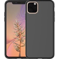 Magnetische Back cover voor Apple iPhone 11 Pro | Zwart | Soft TPU | Magneet ge�ntegreerd voor autohouder