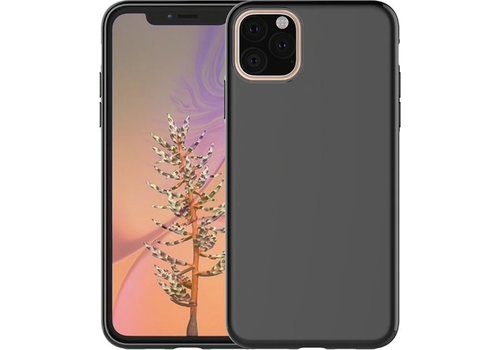 Magnetische Back cover voor Apple iPhone 11 Pro | Zwart | Soft TPU | Magneet ge�ntegreerd voor autohouder