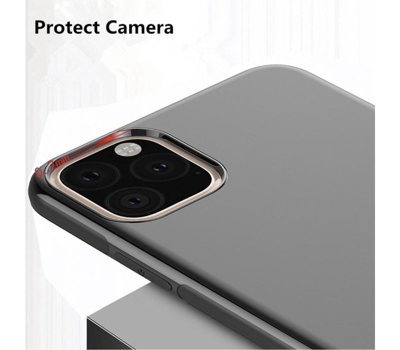 Magnetische Back cover voor Apple iPhone 11 | Zwart | Soft TPU | Magneet ge�ntegreerd voor autohouder