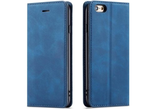 Apple iPhone 6 - 6s Bookcase | Blauw | Pasjeshouder | Portemonnee hoesje