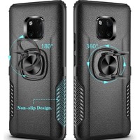 Huawei Mate 20 Pro - Shockproof Case - Cover Zwart - Magneet - Magnetisch voor autohouder