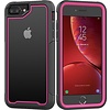 Apple iPhone 7 / 8 Plus Backcover - Zwart / Roze - Shockproof Armor - Hybrid - Drop Tested