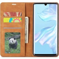 Huawei P30 Pro Bookcase | Bruin | Pasjeshouder | Portemonnee hoesje