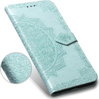 Apple iPhone 7 Plus - 8 Plus Bookcase - Groen - Bloemen - Portemonnee Hoesje