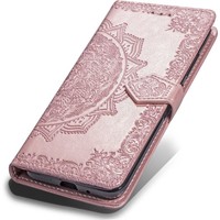 Apple iPhone XR Bookcase - Roze - Bloemen - Portemonnee Hoesje