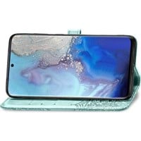 Samsung Galaxy S20 Bookcase - Groen - Bloemen - Portemonnee Hoesje